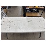 6ft White Foldable Table