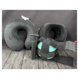 (2) Neck Pillows & P.Volve P.Ball w/ Pump
