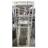 20.4"x70.5, Aluminum Sheet Banking Pan Rack