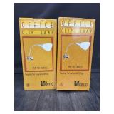(2) NIB 24" Adesso Office Clip Lamps