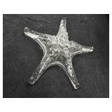 12" Glass Starfish Decor