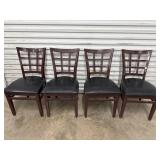 (4) Restaurant Dining Chairs