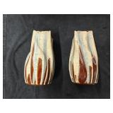 Pair of Haeger Mid Century Ceramic Vases 10"