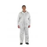 1 Case Ansell EDGE 67200 Series Coveralls Sz LG