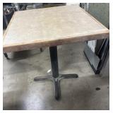 25.5"x25.5"x25.5" Restaurant Table Cast Iron Base