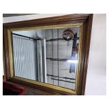 35"ï¿½27" Heavy Wood Framed Mirror