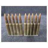 10 Rounds of 30.06 Ammo