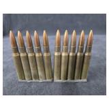 10 Rounds of 30.06 Ammo