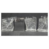 (4) NEW 5x7 Clear Acrylic Sign Holders