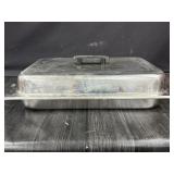 21" x 12.5" x 2" Stainless Steel Chafing Dish w/
