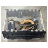 Bin with Assorted Tools