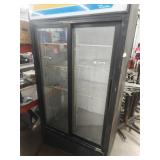 39.5"x29"x78.5" True GDM-33 Black Refrigerator