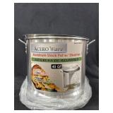 New 40Qt Acero Ware Aluminum Stock Pot