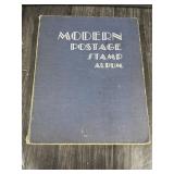 1944 Modern Postage Stamp Album w/ Stamps