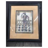 24" x 28.5" Framed Joker Playing Card by Lantern