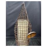 VTG Tiki Hanging Lamp 28"