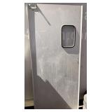 35" x 79" Single Aluminum Swinging Traffic Door