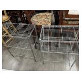 (2) 23"x13.5"x30" 3 Tier Wire Shelving Racks