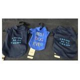 NWT (3) Dog Shirts (2) Med & (1) Small