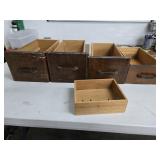 (5) Solid Wood Cabinet Drawers