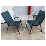 Patio Set 2 Chairs & 24" x 28" Table