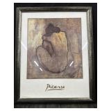 25" x 31" Framed Replica of "Blue Nude" by Pablo