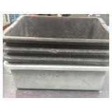 (4) 17"x21"x7" Commercial Utility Bins