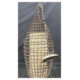 VTG Tiki Hanging Lamp 28"