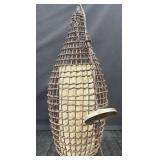 VTG Tiki Hanging Lamp 28"