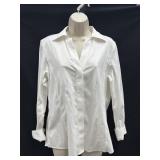 Sz 10 FoxCroft White Button Up