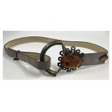NWT VTG Anthony Alexander Genuine Leather & Stone