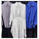 (4) Button Up Long Sleeve Shirts