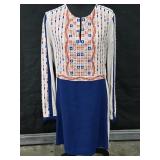 Sz Med BCBGMAXAZRIA Vintage Inspired Dress