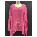 Sz Johnny Was Bright Pink Tunic