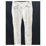 Sz L BCBG Maxazria White Combination Pants with