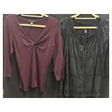 (2) Sz M/8 Tops