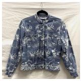 Sz 0, CHICOS Design, Floral Embroidered Jean