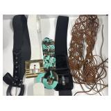 (5) Sz M/L Assorted Belts