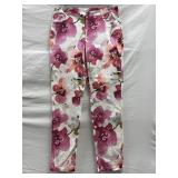 Sz 8 Sharon Young Floral Print Pants