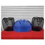 (3) Laundry Baskets
