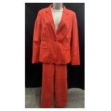 Sz 8/10 Vince Camuto Bright Orange Pantsuit