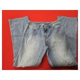 Sz 6 Cache Light-wash Flare Jeans