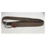 Sz 38 Martin Dingman Belt Tan Woven Texture with