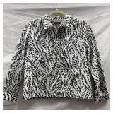Sz: 0, Chicos Designed, Zebra Print Jacket