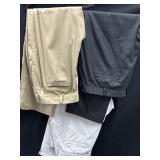 (3) Sz 38 Nike Golf Dri Fit Pants