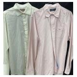 (2) Sz XL Button Up Long Sleeve Shirts