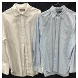 (2) Sz L Button Up Long Sleeve Shirts