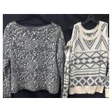 (2) Sz L Sweaters