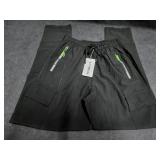NWT Sz Sm Black Lightweight Hiking Pants w/Side
