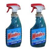 (2) Windex Original 23 oz Spray Glass Cleaner